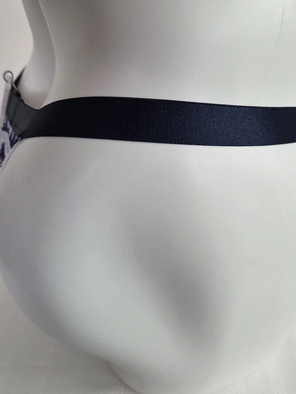 Cosabella Navy and Blue Patterned Bikini Brief